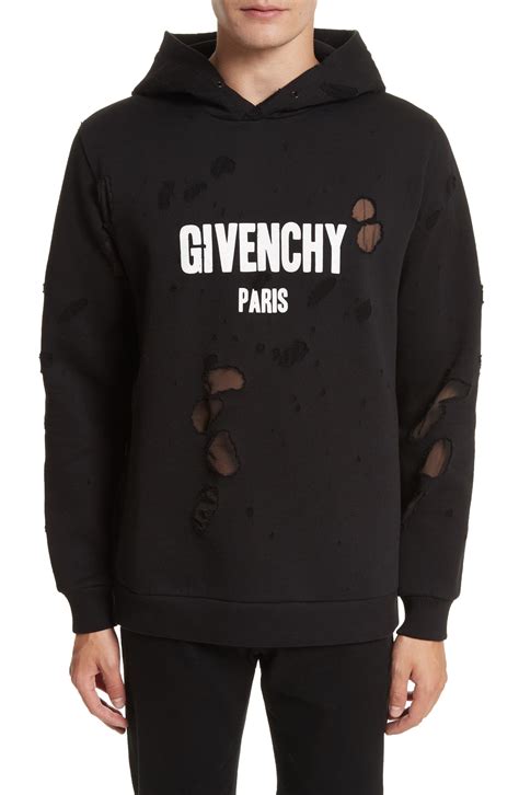 givenchy red hoodie replica|givenchy hoodie distressed.